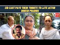 CID Cast Shivaji Satam Aditya Srivastava At Crematorium For Last Rites Of Late Actor Dinesh Phadnis