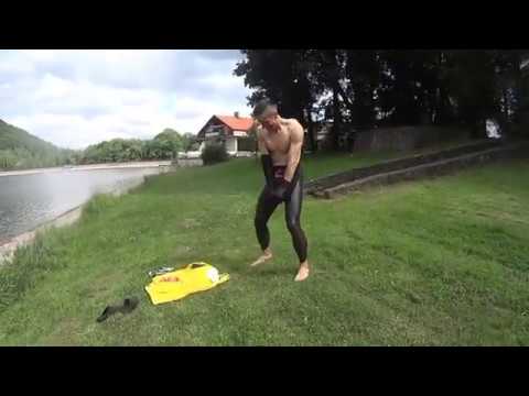 Trening T1 na wesoło - 2015.06.21 Garmin Iron Triathlon Radków - Camp Radków CHRIS - Zalew Radkowski