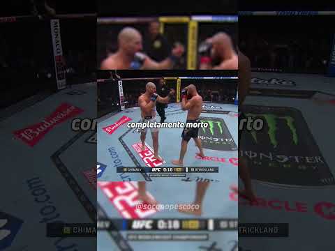 que luta ESTRANHA! ✅🤔🤧  #foryou #ufc #mma #seanstrickland #khamzatchimaev