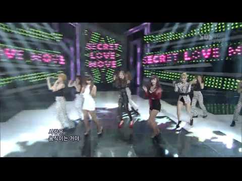 Secret -Love is Move (시크릿-사랑은 move) @SBS Inkigayo 인기가요 20111130