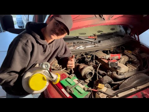 1999 dodge 2500 5.9 cummins turbo install!