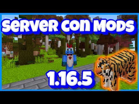 👉This SERVER with MODS NEVER CLOSES🐯!  - MINECRAFT SERVER with MODS 1.16.5💚
