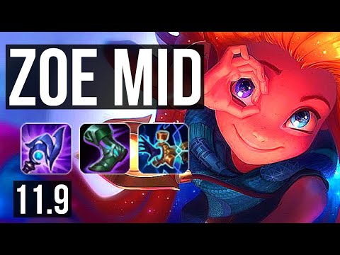 ZOE vs VIEGO (MID) | 9/1/6, 900+ games, 1.2M mastery | BR Master | v11.9