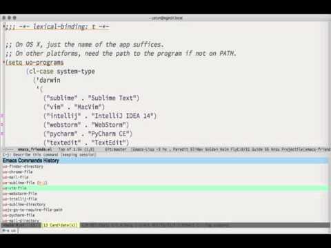 emacs-friends: an emacs package to open the current file with other applications