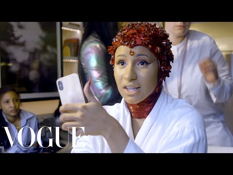 Cardi B Gets Dressed for the Met Gala | Vogue