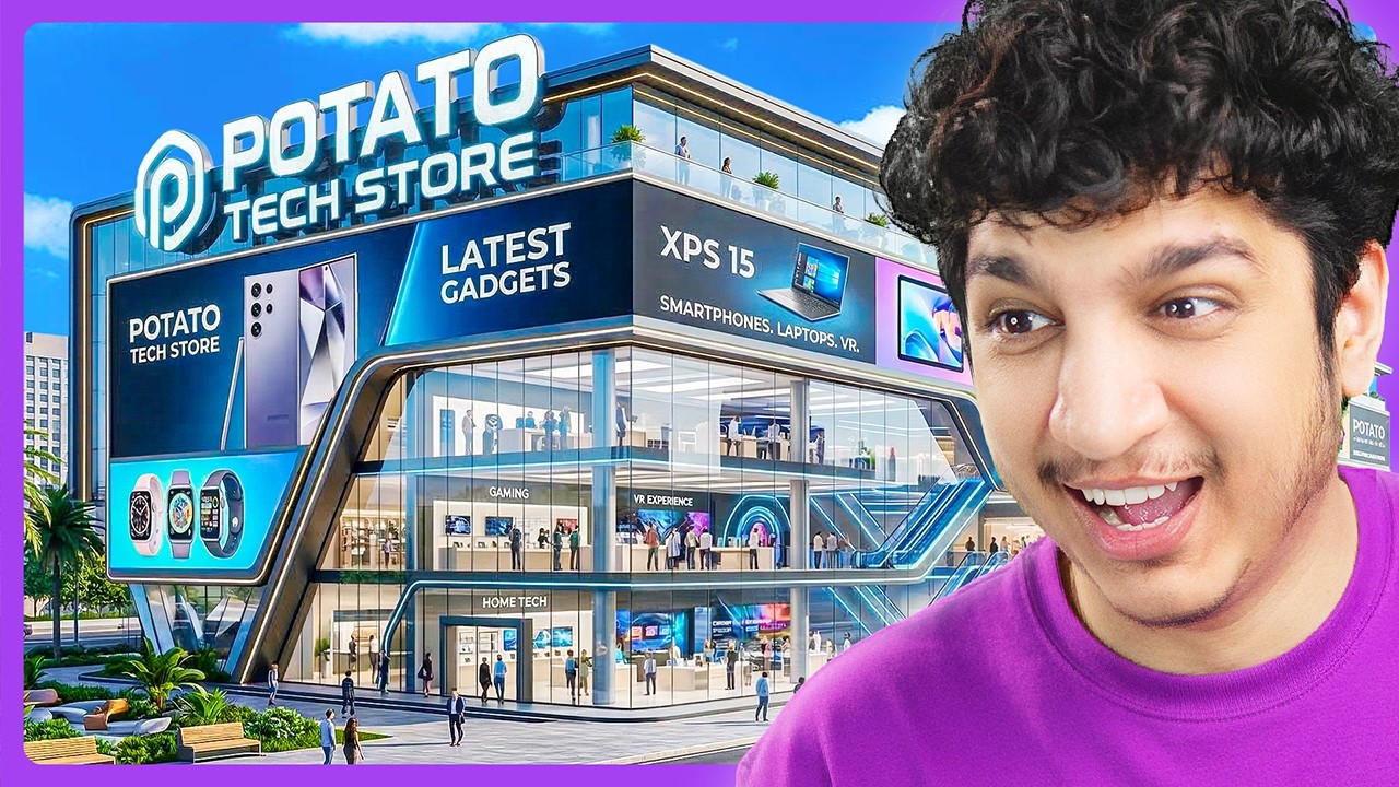 I Built a $500,000 TECH STORE in My Mall - Mall Simulator | Potato #6