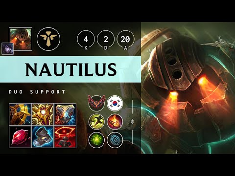Nautilus Support vs Braum - KR Grandmaster Patch 25.08