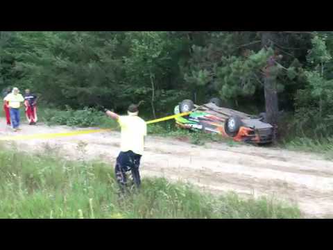 Ojibwe Forests Rally 2017 SS6 Rollover