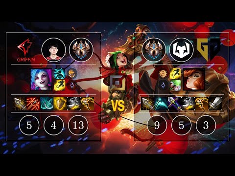 GRF Viper Jinx vs GEN Karis Miss Fortune Bot - KR Challenger Patch 10.11