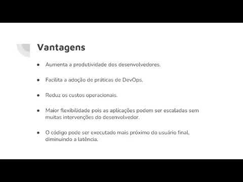 Vantagens e desvantagens serverless
