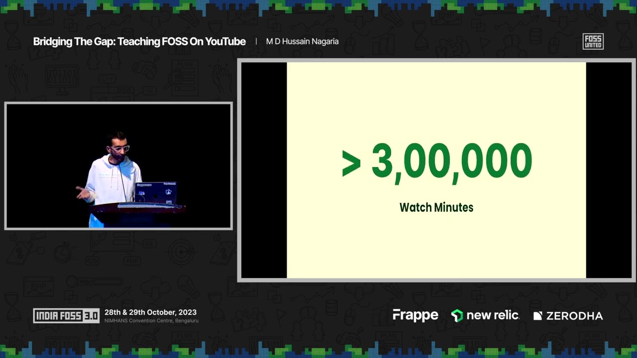 Bridging the gap: Teaching FOSS on YouTube