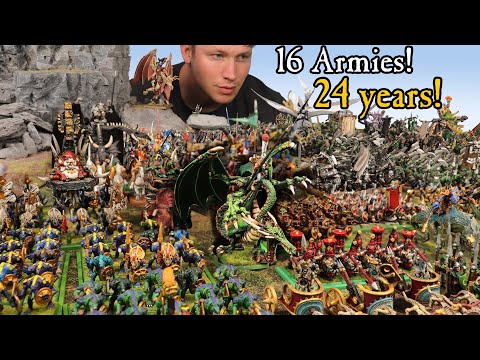 Can I paint EVERY Warhammer Fantasy Army in just 24 years? (Yes)