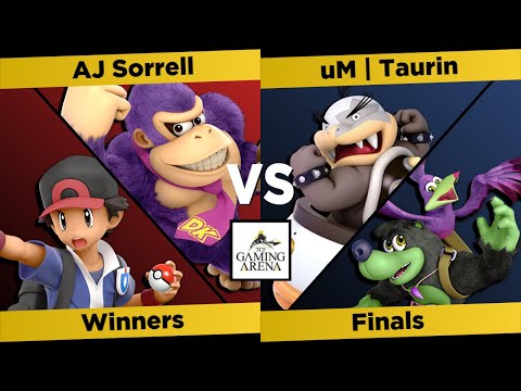 TCF Smash 5 Winners Finals - AJ Sorrell (DK, Pokemon Trainer) vs Taurin (Bowser Jr, Banjo & Kazooie)