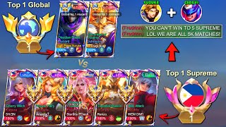 Download lagu Global 1 Alucard   Global 1 Johnson Vs 5 Top Philippines (Yuzuke x Cedxvi Vs 5 Supreme) - Who Win?!😱 mp3