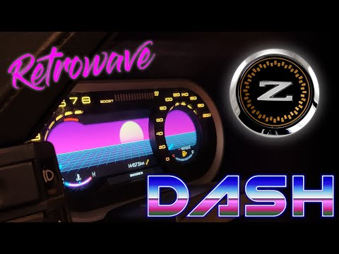 Retrofitting a Custom Retrowave Dash in my Z31