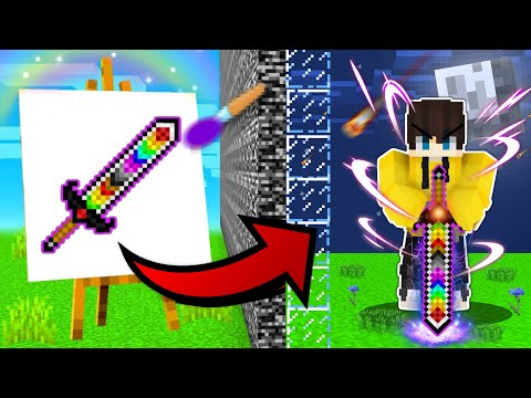 Arpito CHEATS in Minecraft PvP Competition with Drawing Mod!