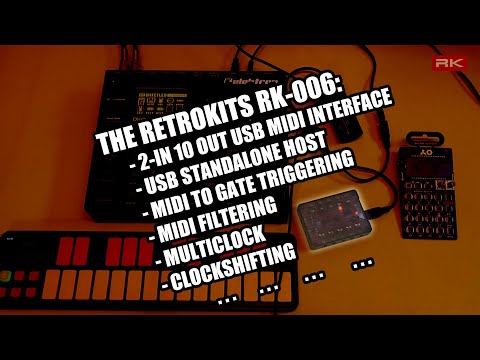 The RK-006 USB MIDI/Gate Interface: Standalone perks