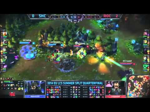 [LOL] League Of Leanged SHC - ROC - 2014 EU LCS SUMMER 2 QUARTERFINALS Game 3