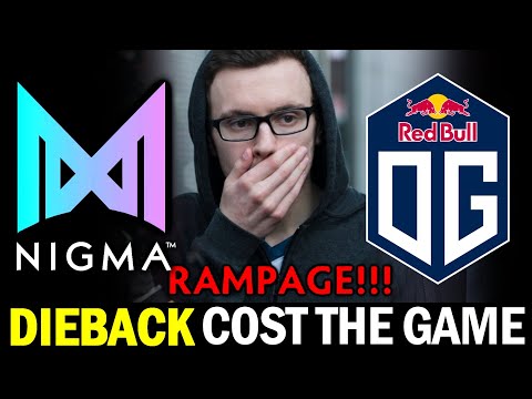 NIGMA vs OG — MIRACLE Rampage, Dieback Cost the Game