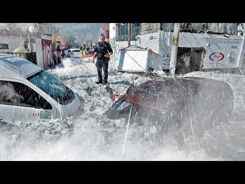 Nature unleashed all her fury! Giant hail destroys Mexico