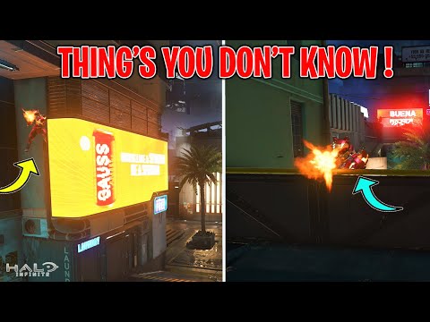 THING'S YOU DON'T KNOW ABOUT THE MAP STREETS! CALL OUTS, JUMPS & SECRET SPOTS! HALO INFINITE
