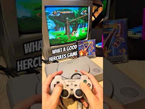 Playing Hercules on a Real PS1 & CRT TV – PURE 90s VIBES! 🌴📺🎮
