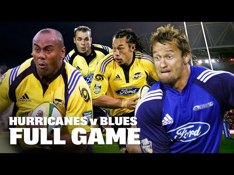 Super Rugby's First EVER Match 1996 | FULL GAME | Blues vs Hurricanes