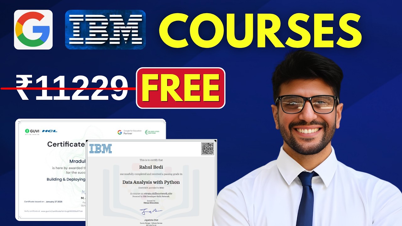 6 FREE Certification Courses That Actually Get You Hired | Don't Miss in 2026