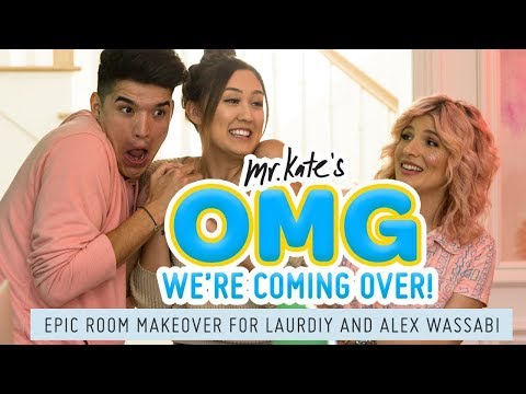 LaurDIY and Alex Wassabi's Epic Two-Tone Room Makeover! Video