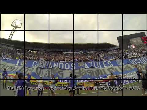 "SALIDA COMANDOS AZULES DE COLOMBIA" Barra: Comandos Azules &bull; Club: Millonarios