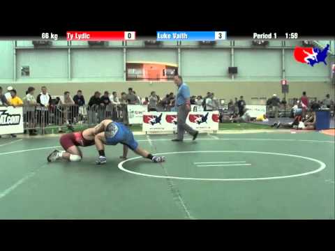 Ty Lydic vs. Luke Vaith at 2013 ASICS University Nationals - FS
