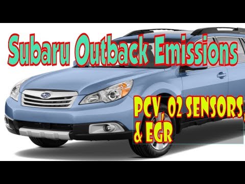 Subaru OutBack emissions / Smog locations: PCV, EGR, & Oxygen Sensors