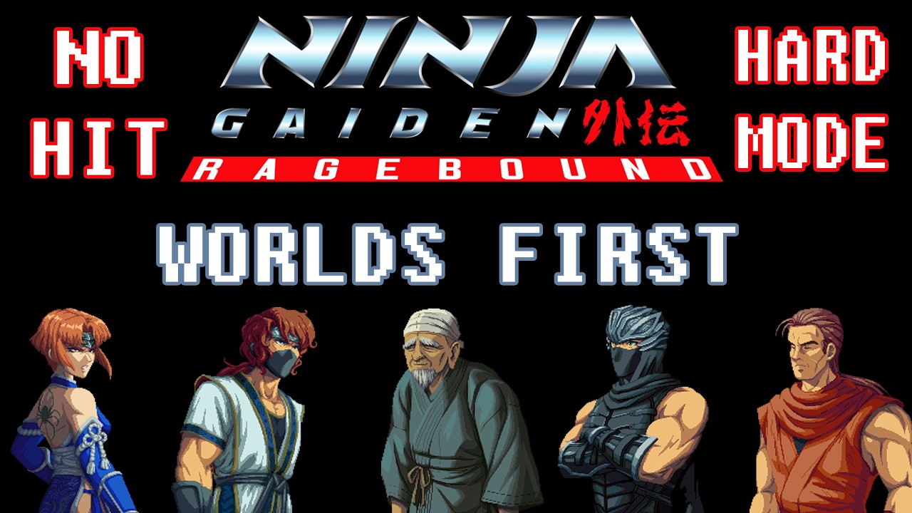 NINJA GAIDEN: RAGEBOUND - NO HIT - HARD MODE (SINGLE SEGMENT STAGES) - WORLDS FIRST