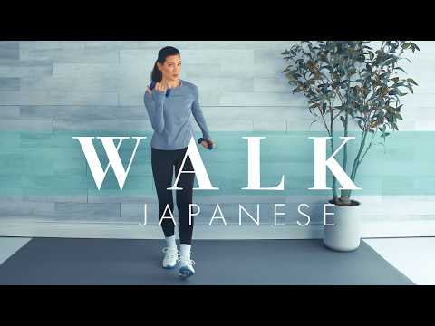Japanese Walking Exercise with Weights to the Music Beat!