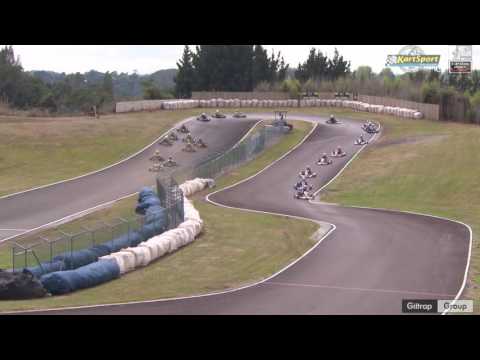 KartSport National Sprint Champs 2016 | Race 8 - 125cc Rotax Max Light - Heat 2