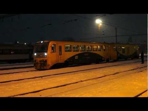 Odjezd vlaku Os 17616 (ČD 814.175) - Chomutov, 21. 1. 2013