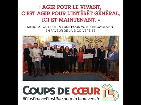 "Agir pour le Vivant" -  3 lauréats du concours Coups de cœur Caisse d'Epargne