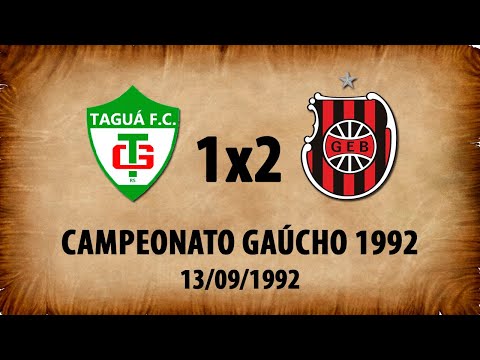 Taguá 1x2 G.E.Brasil - Campeonato Gaúcho 1992