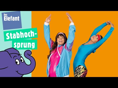 Hoppsie & Stretchie - Anke und Carolin machen Stabhochsprung | Der Elefant | WDR