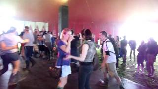 T in the park 2011 Ceilidh tent shuffle!
