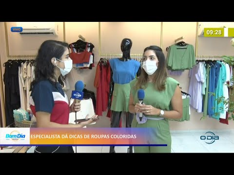 Especialista dá dicas de roupas coloridas 23 04 2021