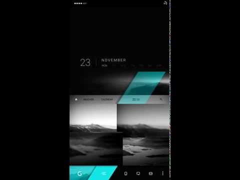 Blackmount theme for KLWP Video