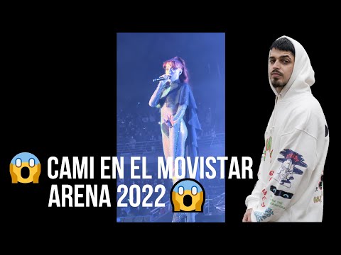 😱CAMI EN EL MOVISTAR ARENA 2022😱(REACCION) Cami - Monstruo Live at Movistar Arena 2022