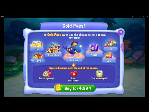 Fishdom - Event - Gold Pass - Dreamland