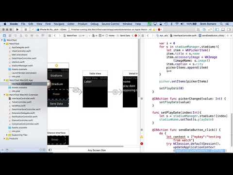 003  ,Apple WatchOS ,Sending Data from Watch to iOS.mp4