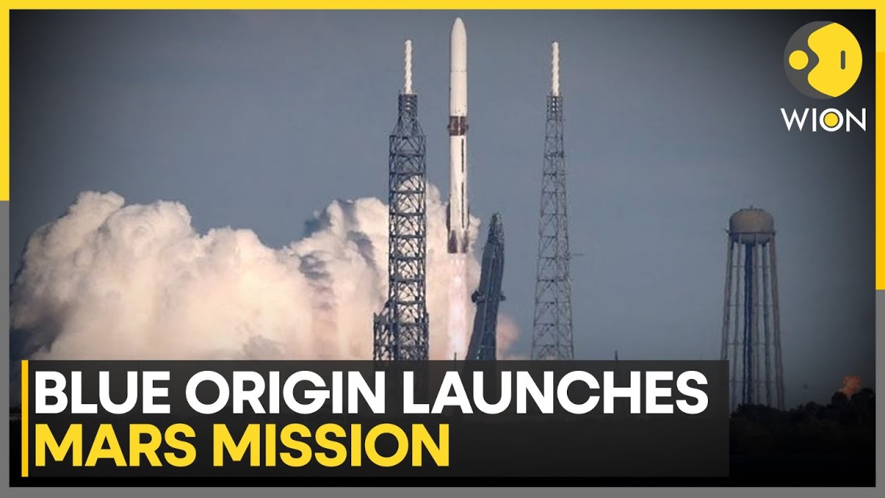 Blue Origin Launches ‘New Glenn’ Rocket with NASA’s Twin Mars Spacecraft | WION
