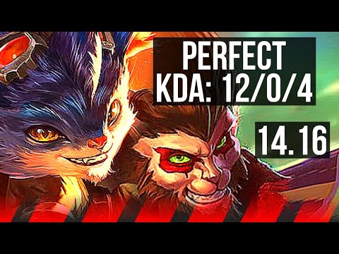 RUMBLE vs WUKONG (TOP) | 12/0/4, Legendary | EUW Master | 14.16