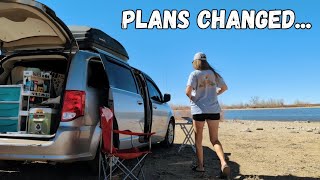 Full Time Van Life Flexibility | Reservoir Boondocking, Farm Animals & a Change of Plans