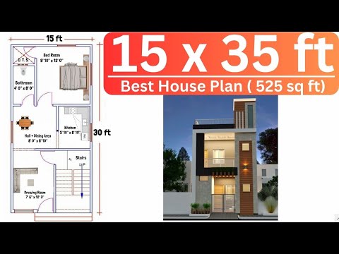 15x30 House Plan 15 x 30 Ghar Ka Naksha Small House Plans Design 450 sq ft house Plans