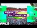 FIFA 23 Arsenal Vs Southampton Premier League English 22 23 Season PS5 Gameplay